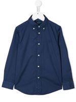 POLO RALPH LAUREN KIDS chemise à logo brodé - Bleu