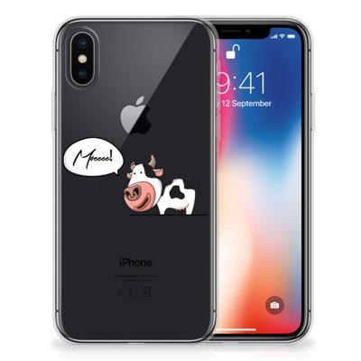 Apple iPhone X | Xs Telefoonhoesje met Naam Cow Apple iPhone X | Xs Telefoonhoesje met Naam Cow