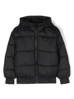 Dkny Kids veste bomber à détail de logo - Noir