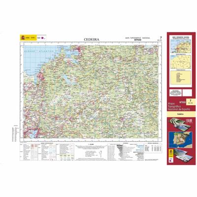 Topografische kaart 7 MT50 Cedeira | CNIG - Instituto Geográfico Nacional1
