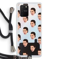 Ugly Cry Call: Samsung Galaxy S10 Lite Transparant Hoesje met koord