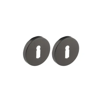 Intersteel | Rozet met sleutelgat 53x8mm | Antraciet Grijs