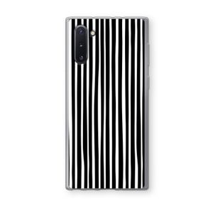 Stripes: Samsung Galaxy Note 10 Transparant Hoesje
