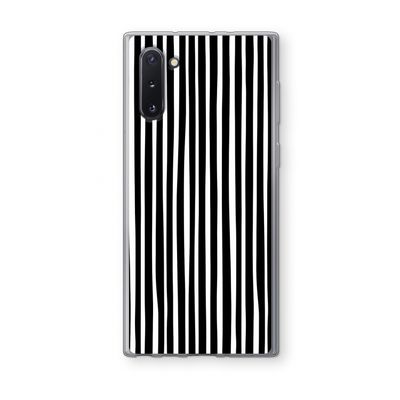Stripes: Samsung Galaxy Note 10 Transparant Hoesje