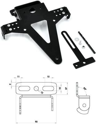 PROGRESS LINE Nummerbordhouder license plate carriers un type7 sw verst