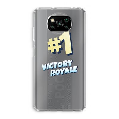 Victory Royale: Xiaomi Poco X3 NFC Transparant Hoesje