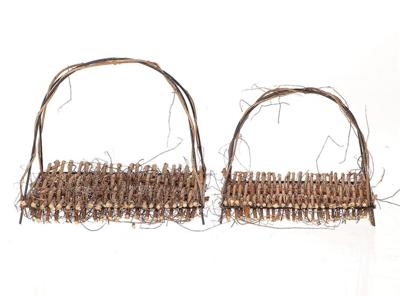 HBX Natural Living Decoratieschaal natural 2-delig