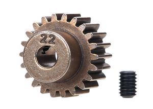 Traxxas - Gear, 22-T pinion (48-pitch) (fits 3mm shaft)/ set screw (TRX-2422)