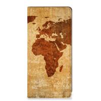 OPPO A54 5G | A74 5G | A93 5G | Book Cover | Wereldkaart