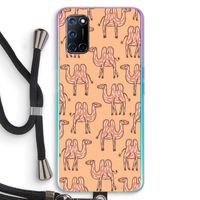 Kameel: Oppo A72 Transparant Hoesje met koord