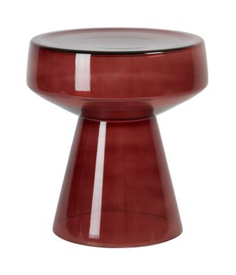 Light & Living Bijzettafel 'Dakwa' Ø37cm, kleur Bordeaux
