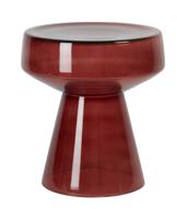Light & Living Bijzettafel 'Dakwa' Ø37cm, kleur Bordeaux