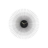 Wandklok Pioen Groot Zwart