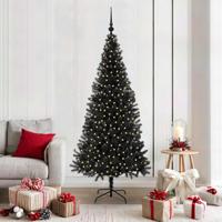 VidaXL Kerstboom met 300 led met standaard zwart 180 cm pvc