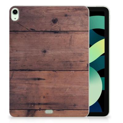 iPad Air (2020/2022) 10.9 inch Silicone Tablet Hoes Old Wood