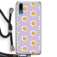 Bacon to my eggs #1: Huawei P20 Transparant Hoesje met koord