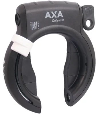Ringslot Axa Defender - Zwart met witte knop - Anniversary Edition
