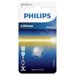 Philips Knoopcel CR1220 3 V 1 stuk(s) Lithium Minicells