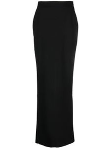 THE ANDAMANE robe longue à taille haute - Noir