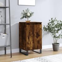 Dressoir 40x35x70 cm bewerkt hout gerookt eikenkleurig