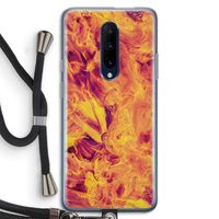 Eternal Fire: OnePlus 7 Pro Transparant Hoesje met koord