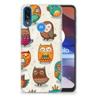 Motorola Moto E7/E7i Power | TPU Hoesje | Vrolijke Uilen