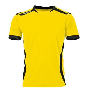 Hummel 110106 Club Shirt Korte Mouw - Yellow-Black - XL