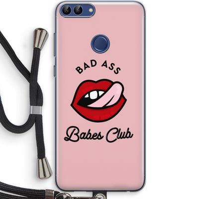 Badass Babes Club: Huawei P Smart (2018) Transparant Hoesje met koord