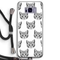 Kitten: Samsung Galaxy S8 Transparant Hoesje met koord