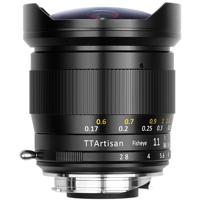 TTArtisan 11mm F2.8 Fisheye Lens MILC Groothoeklens type "fish eye" Zwart - thumbnail