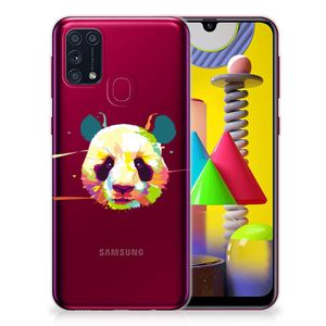 Samsung Galaxy M31 Telefoonhoesje met Naam Panda Color