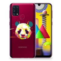 Samsung Galaxy M31 Telefoonhoesje met Naam Panda Color - thumbnail