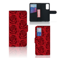 Huawei P40 Hoesje Red Roses - thumbnail