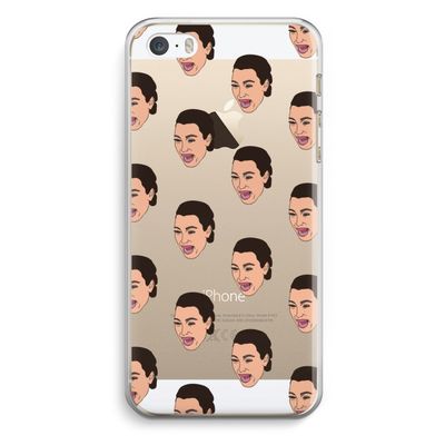 Ugly Cry Call: iPhone 5 / 5S / SE Transparant Hoesje