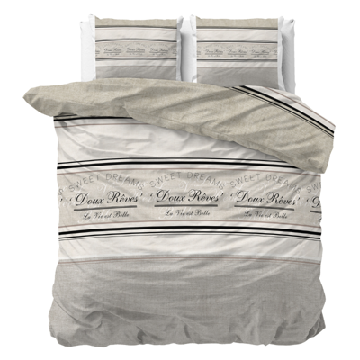 Dekbedovertrek Sweet Doux Wit 140x200 Cm Sleeptime - Dekbed-Discounter.nl