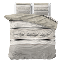 Dekbedovertrek Sweet Doux Wit 140x200 Cm Sleeptime - Dekbed-Discounter.nl