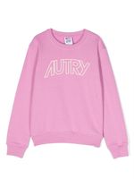 Autry Kids sweat en coton à logo imprimé - Rose - thumbnail