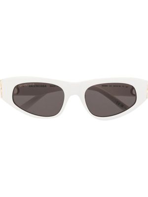 Balenciaga Eyewear lunettes de soleil Dynasty à monture en D - Blanc