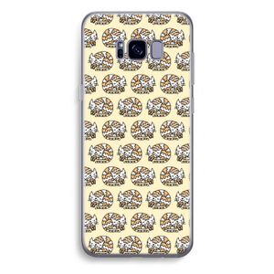Slapende poes: Samsung Galaxy S8 Plus Transparant Hoesje