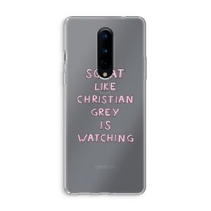 Christian Grey: OnePlus 8 Transparant Hoesje
