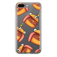 Hamburger: iPhone 8 Plus Transparant Hoesje