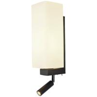 SLV QUADRASS SPOT 1003428 LED-wandlamp E27 2 W Zwart - thumbnail