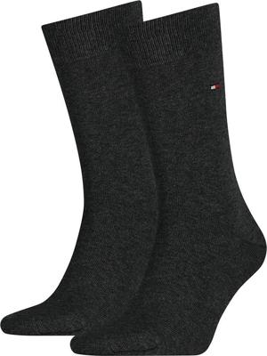 Tommy Hilfiger Men Sock Classic Antraciet melange 2-pack-43/46