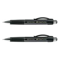 Fabel Castell Grip plus luxe balpen - Set van 2x stuks - blauwe inkt - zware kwaliteit