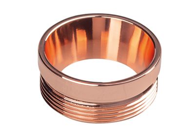 Verwisselbare koperen ring