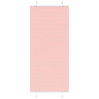 Pliss rolgordijn 95x200 cm stofbreedte 94,4 cm polyester roze