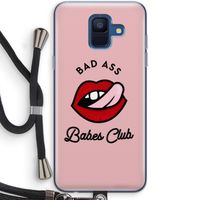 Badass Babes Club: Samsung Galaxy A6 (2018) Transparant Hoesje met koord