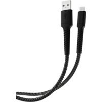 Vivanco USB-laadkabel USB 2.0 USB-A stekker, Apple Lightning stekker 0.5 m Zwart 62224