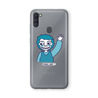 Zwaai: Samsung Galaxy A11 Transparant Hoesje