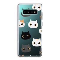 Katten: Samsung Galaxy S10 Plus Transparant Hoesje